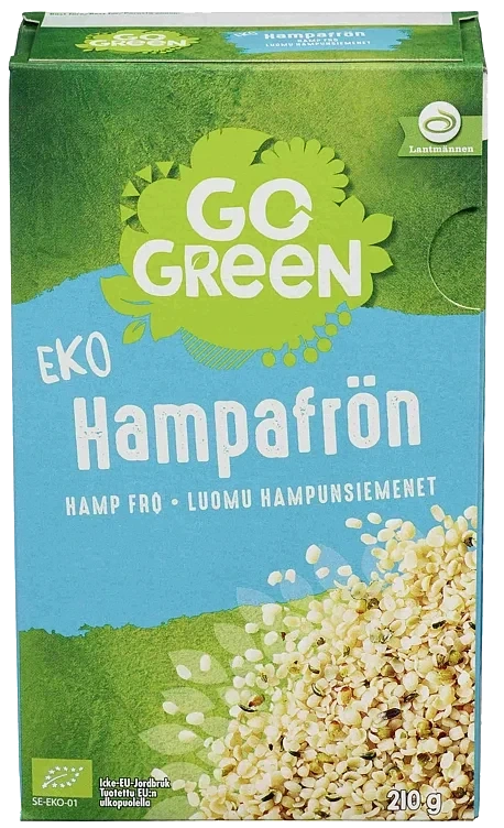 Hampfrø økol.    210g