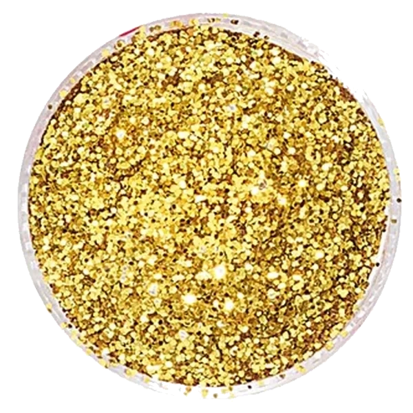 Glitterstrø 250 G Gull
