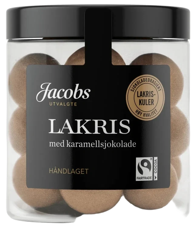 Lakriskuler m/Karamell 150g Jacobs Utvalgte