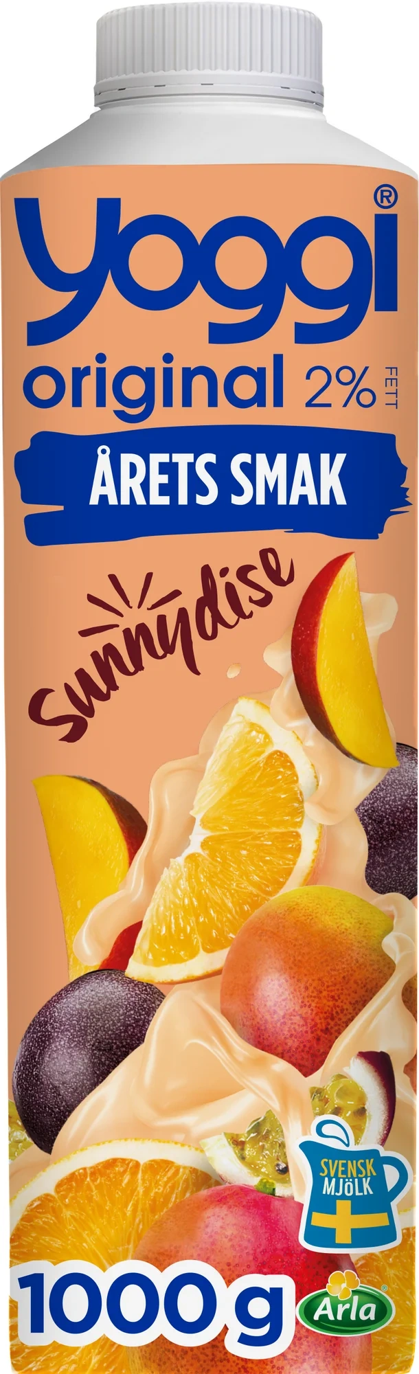Yoghurt Sunnydise mango/apelsin/passion