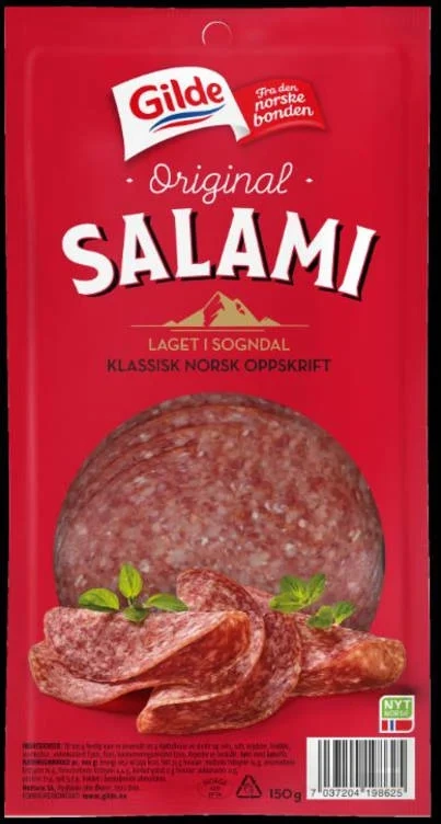 Salami skivet 150g Gilde