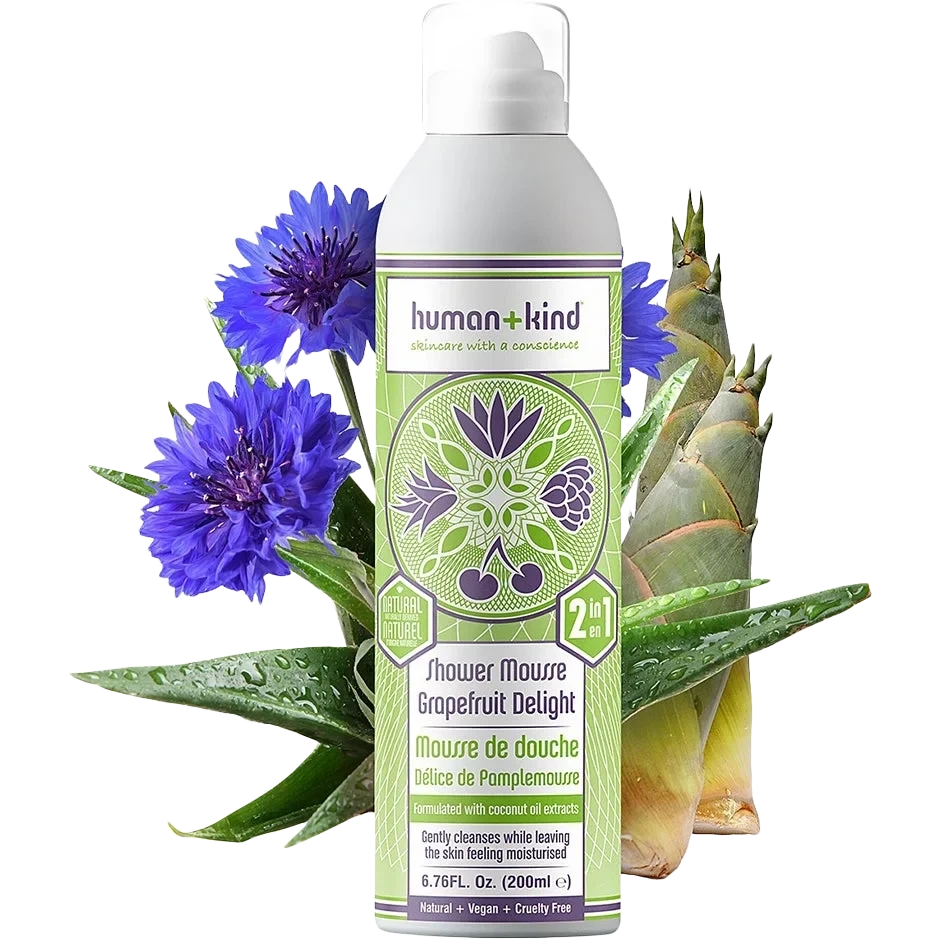 Human + Kind Shower Mousse Grapefruit 200 ml