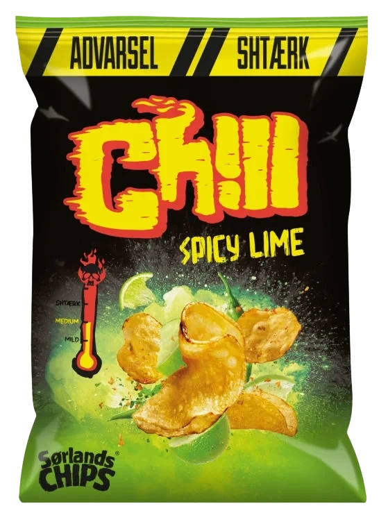 Sørlandschips Chill Spicy Lime 150g