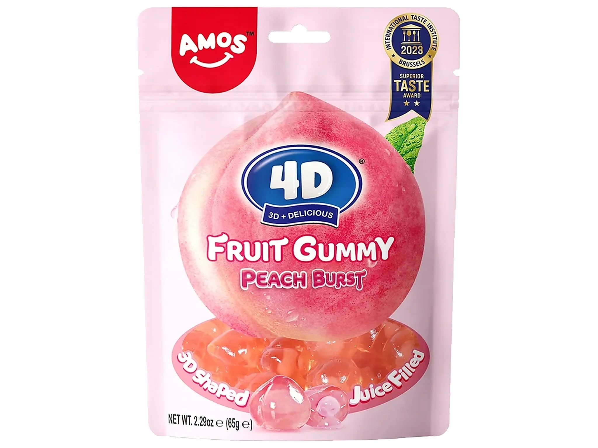 Amos 4D Peach Burst 65g