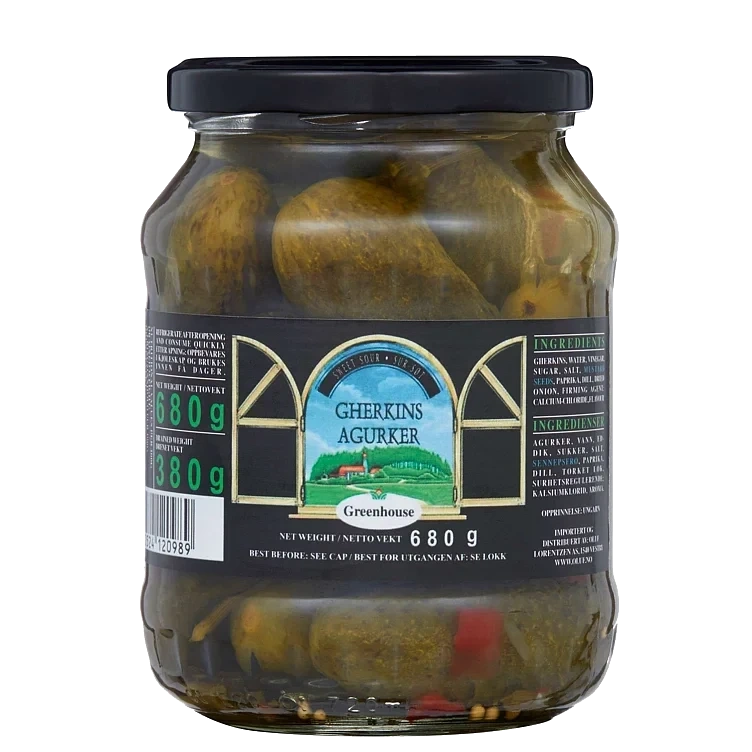 Agurker hele   680g
