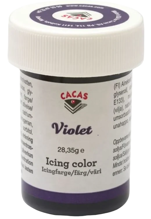 Icingfarge Lilla 28g Cacas