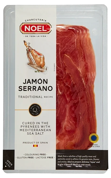 Serrano 9mnd skivet   80g