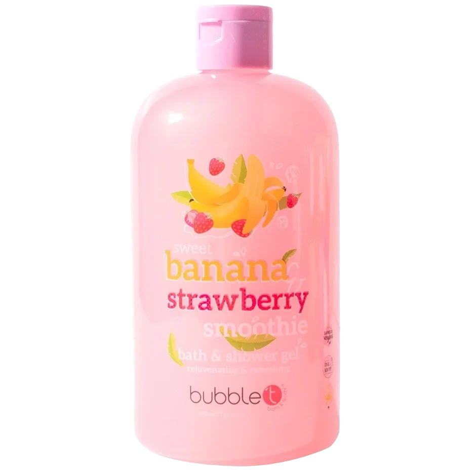 BubbleT Banana & Strawberry Smoothie Bath & Shower Gel