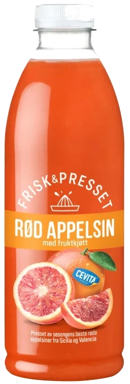 Appelsinjuice Rød 1l Cevita