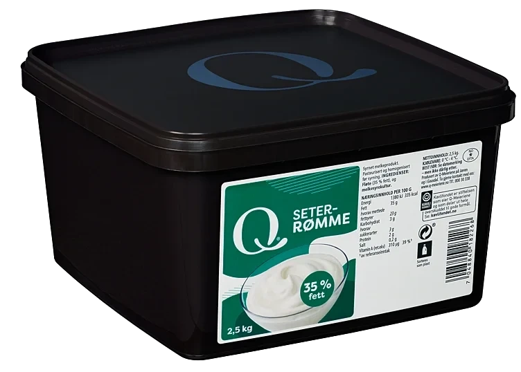 Q seterrømme    2,5kg