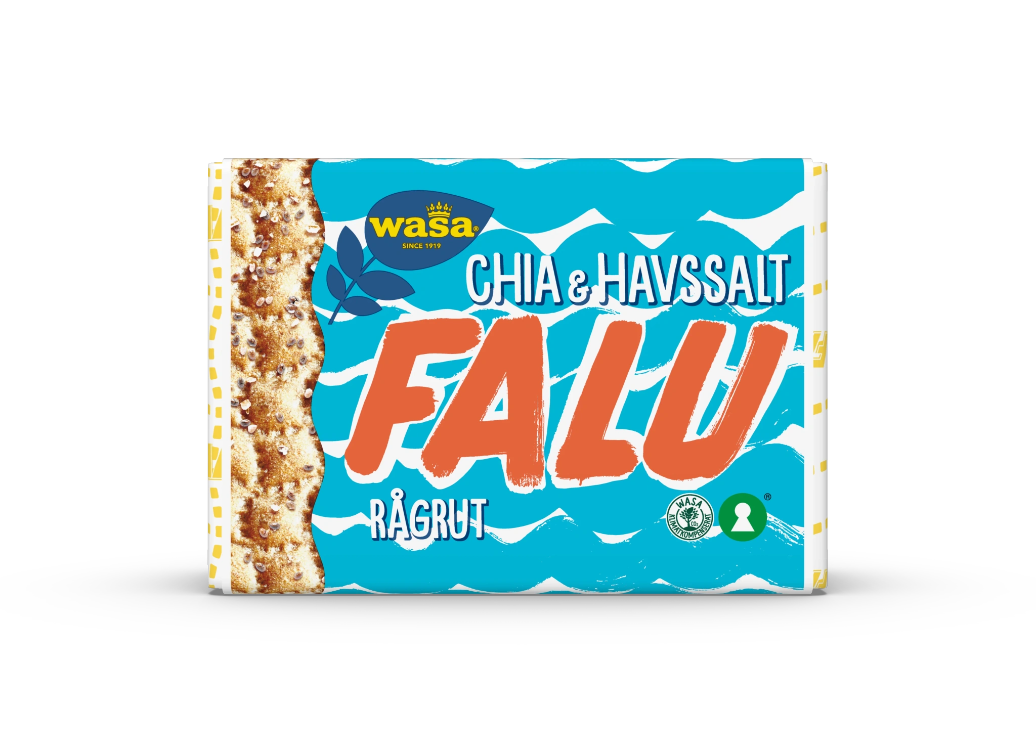 Wasa Knekkebrød Falu Rågrut Chia&Havsalt 235g