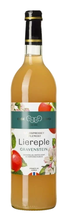 Eplemost Gravenstein Liereple 0,75l Egge