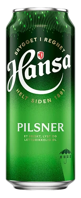 Hansa Pilsner 0,5l boks