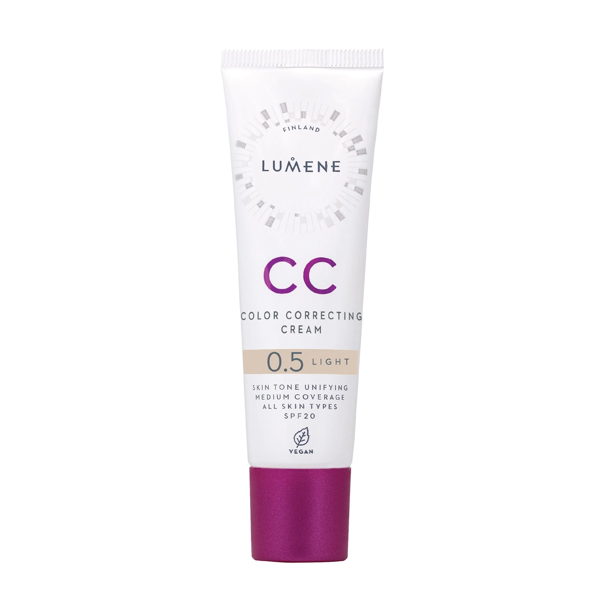 Lumene CC Color Correcting Cream SPF20, 0.5 Light, 30 ml