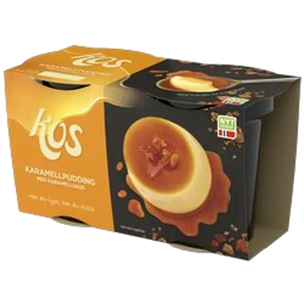 Karamellpudding m/Saus 2x150g Kos
