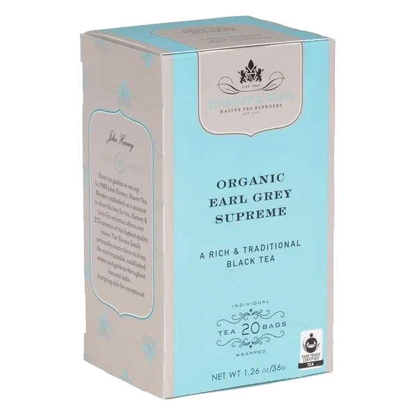Harney Premium Earl Grey Te Økologisk Organic 20stk