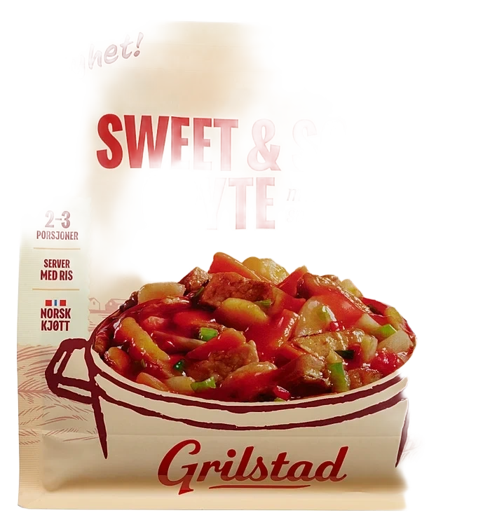 SWEET&SOUR GRYTE 800g grilstad