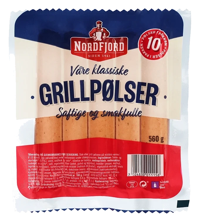 Grillpølse  560g