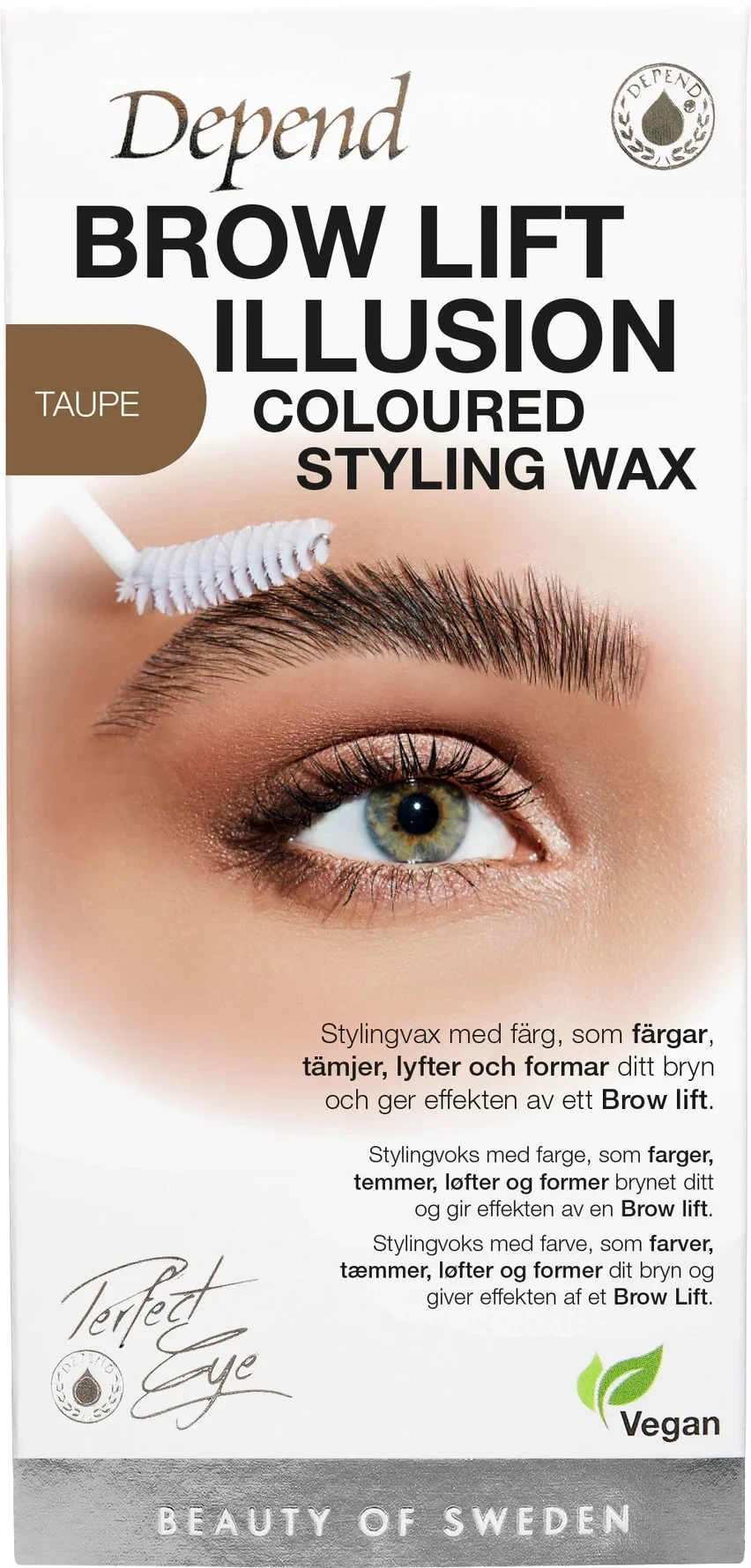 Depend Perfect Eye Brow Illusion Wax Taupe