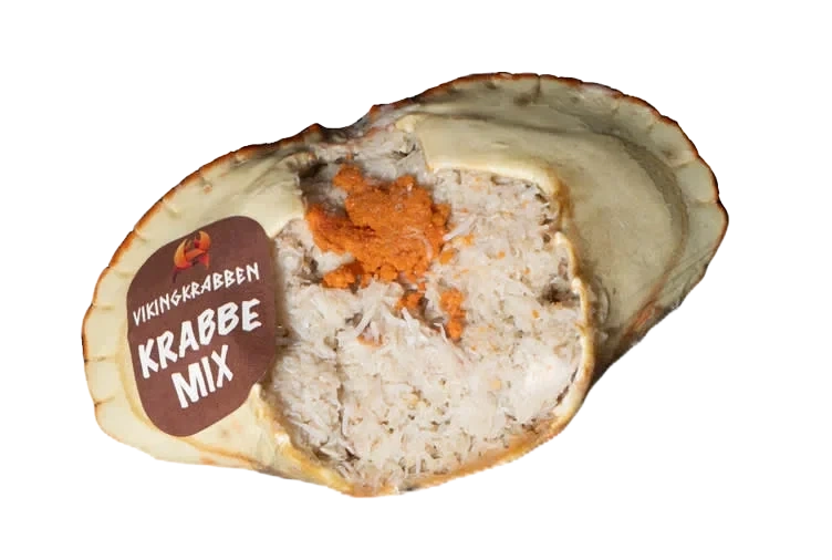 Krabbeskjell Håndrenset pr stykk Vikingkrabben