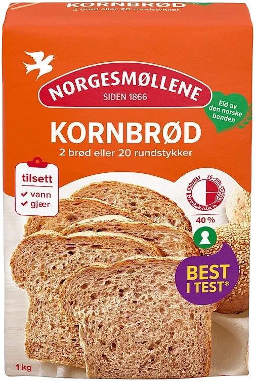 Kornbrød melmiks 1 kg