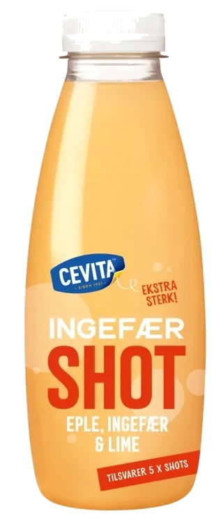Ingefærshot Eple&Lime 500ml Cevita