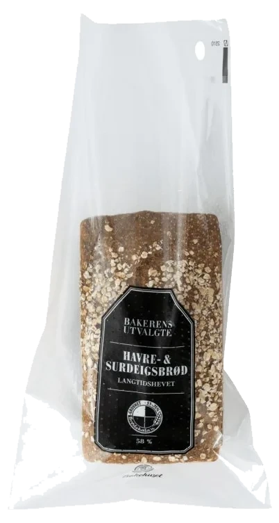 Bakerens Utvalgte Havre- & Surdeigsbrød 530g