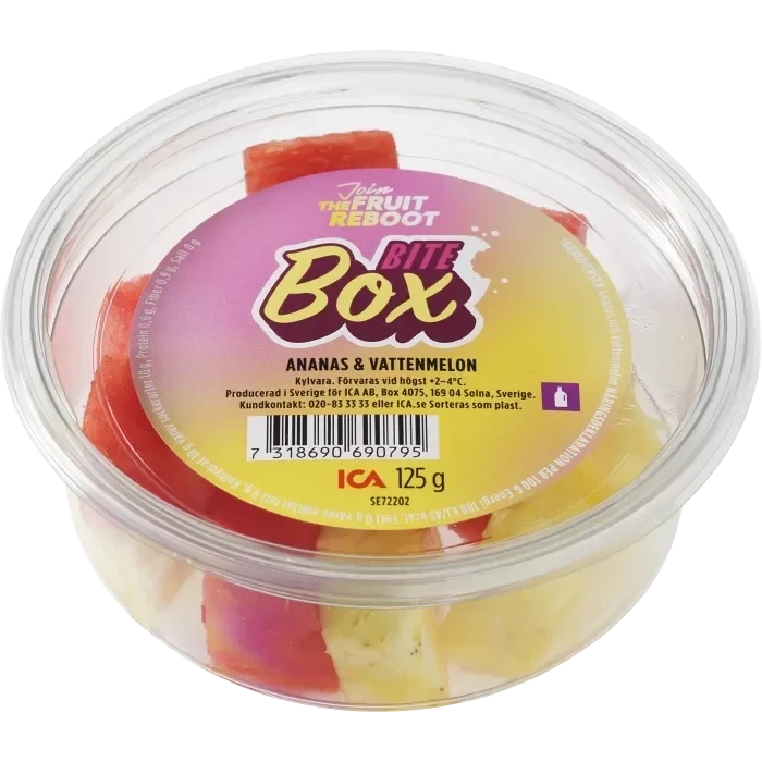 Bite box Ananas & Vattenmelon 125g ICA