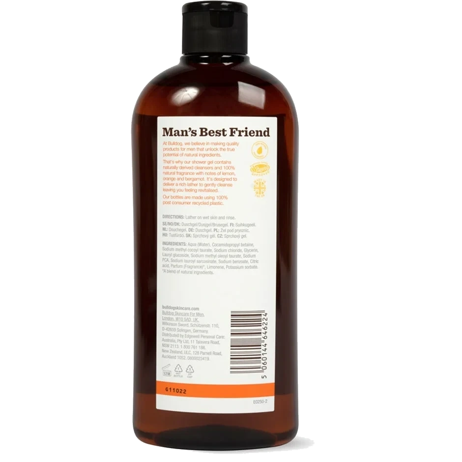Bulldog Lemon & Bergamot Shower Gel 500 ml