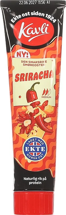 Smaksrik sriracha ost tube  175g