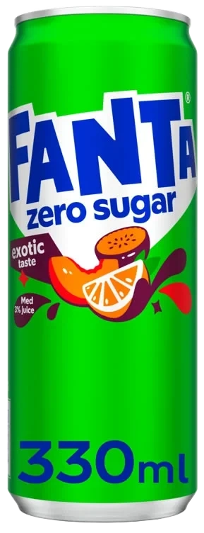 Fanta Exotic Zero Sugar 0,33l boks