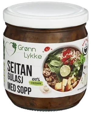 Seitan Gulasj med Sopp