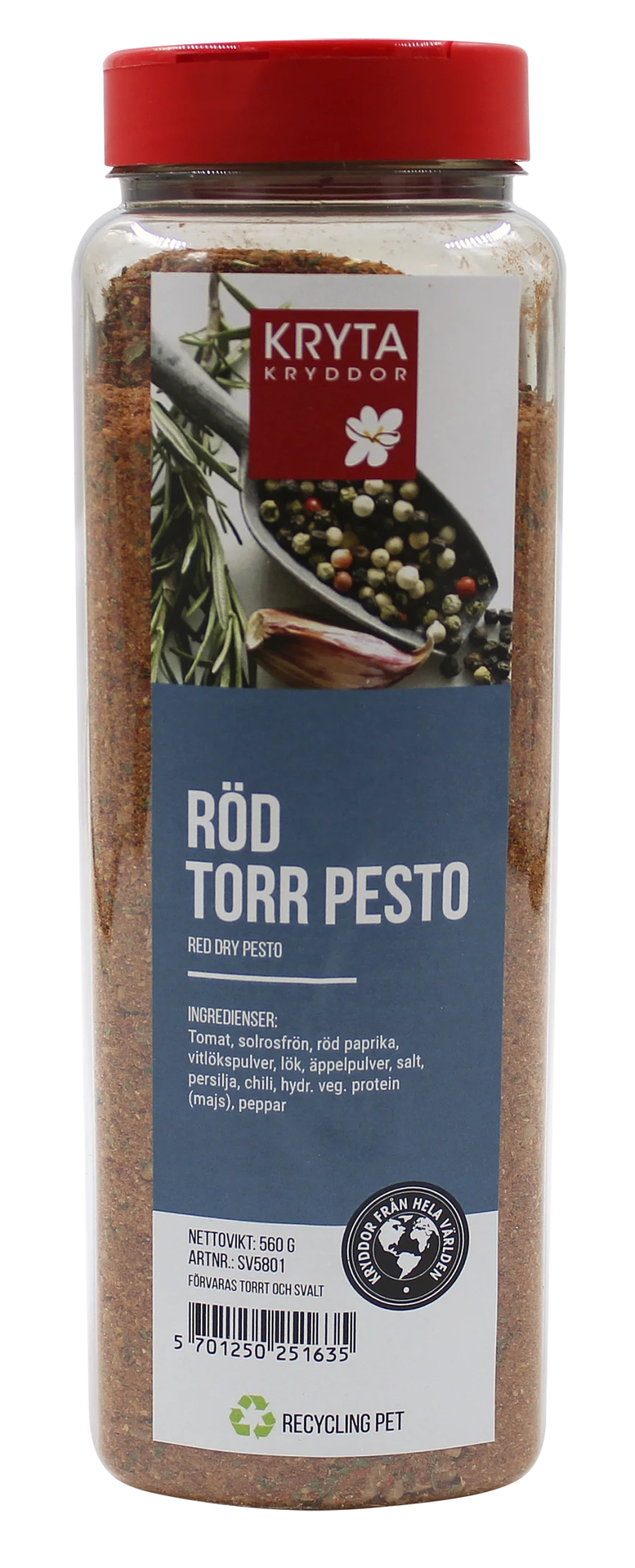 Pesto röd
