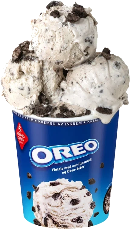Oreo Fløteis 450ml Hennig-Olsen