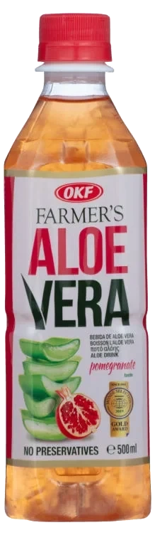 Okf Aloe Vera Granateple 500ml