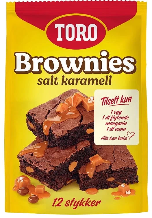 Brownies salt karamell   541g