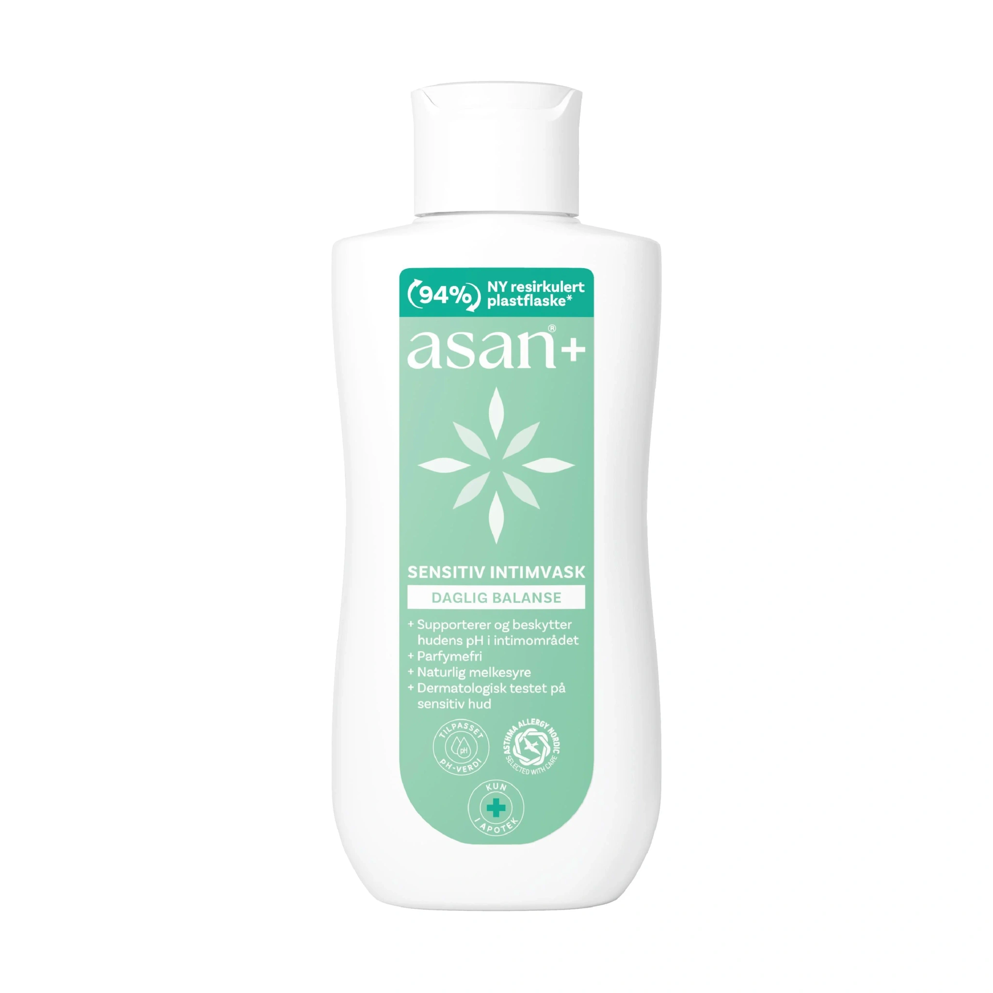 Asan+ Intimvask Parfymefri, 200 ml