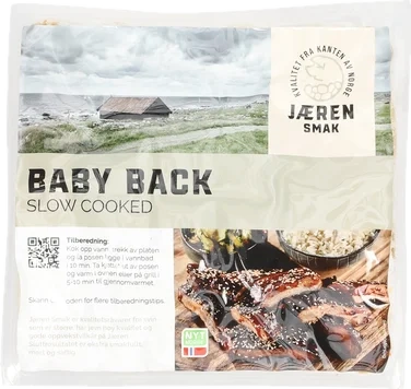 Jæren Smak Babyback Sv 500gr