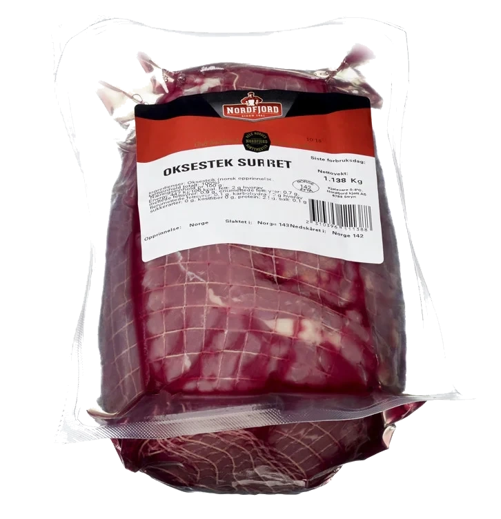 Oksestek Surret Fersk Pk