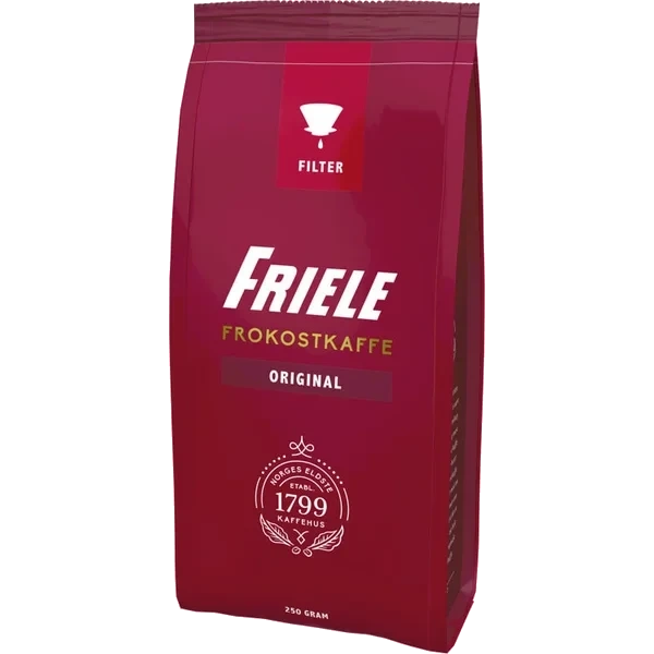 Friele Frokostkaffe Filtermalt, 250g Kartong 24stk