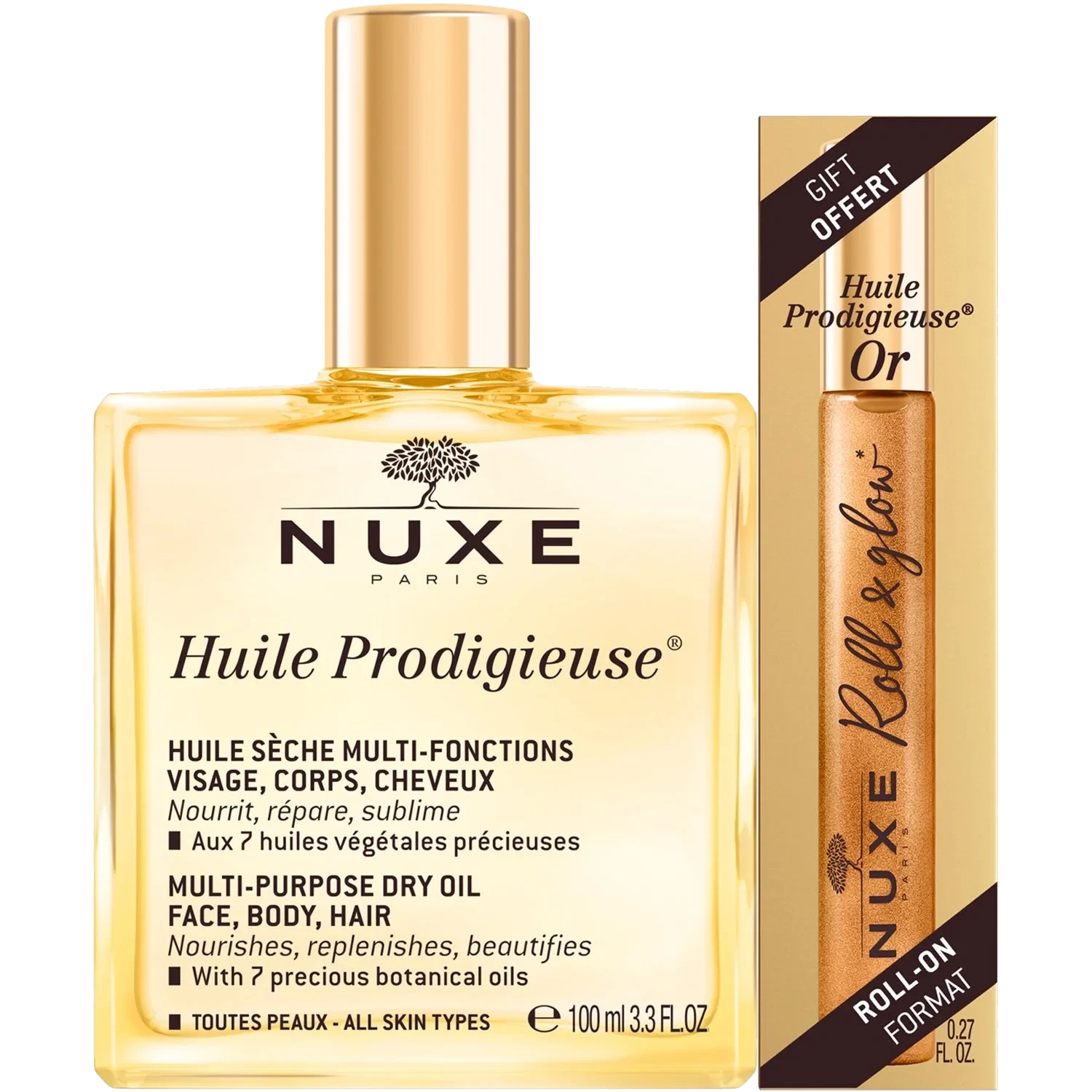 Nuxe Huile Prodigieuse Multipurpose Dry Oil & Roll-On