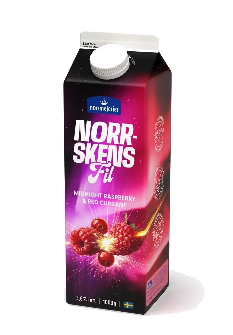 Norrskensfil Midnight Raspberry/Red