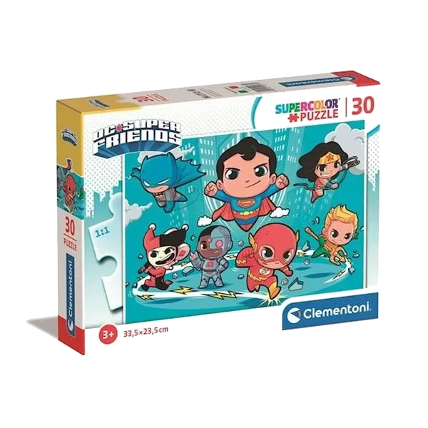 Puslespill 30 brikker - Super Friends