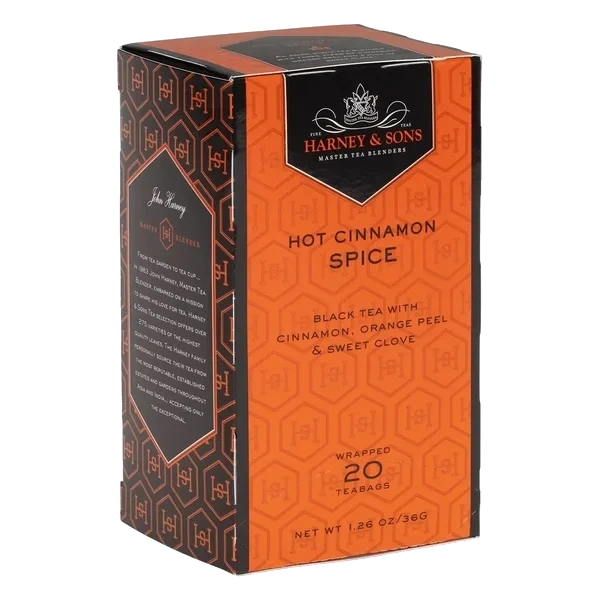 Harney Premium Hot Cinnamon Spice Te 20 Stk