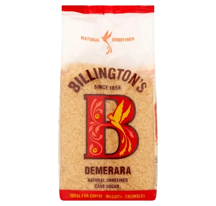 Rørsukker Demerara Uraffinert 500g Billingtons