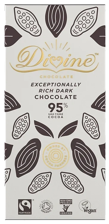 Dark chocolate 95%, økol.  80g