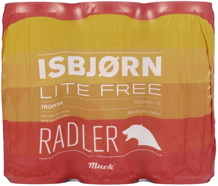 Mack Isbjørn Lite Free Radler Tropisk 0,33lx6