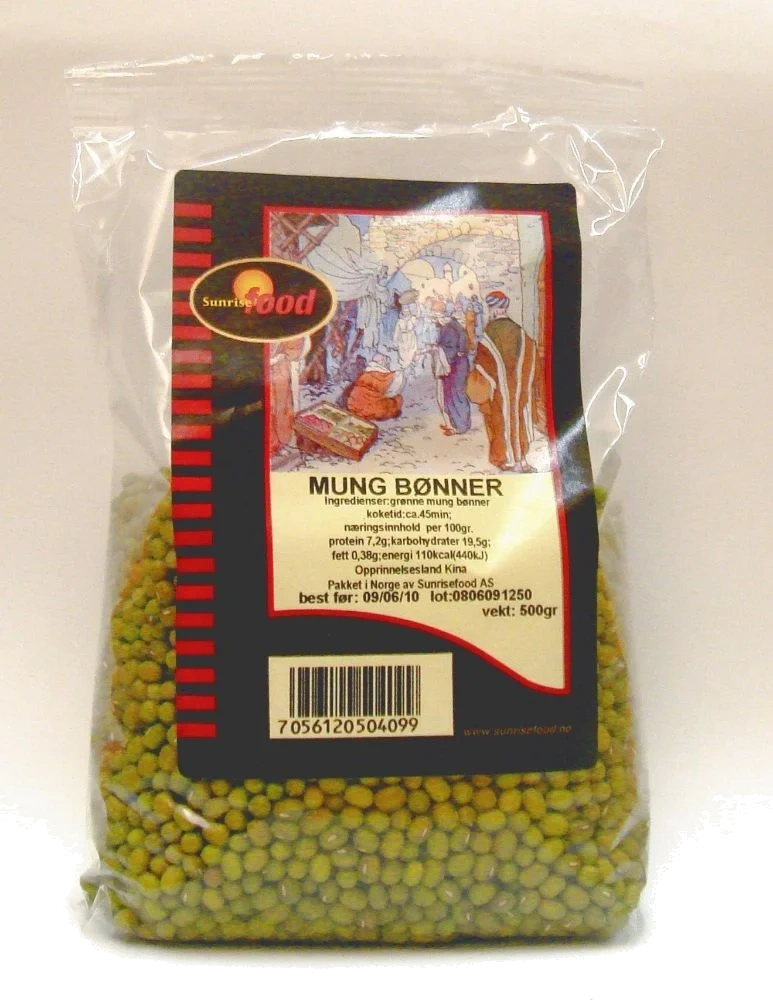Sunrise Mungbønner 450g