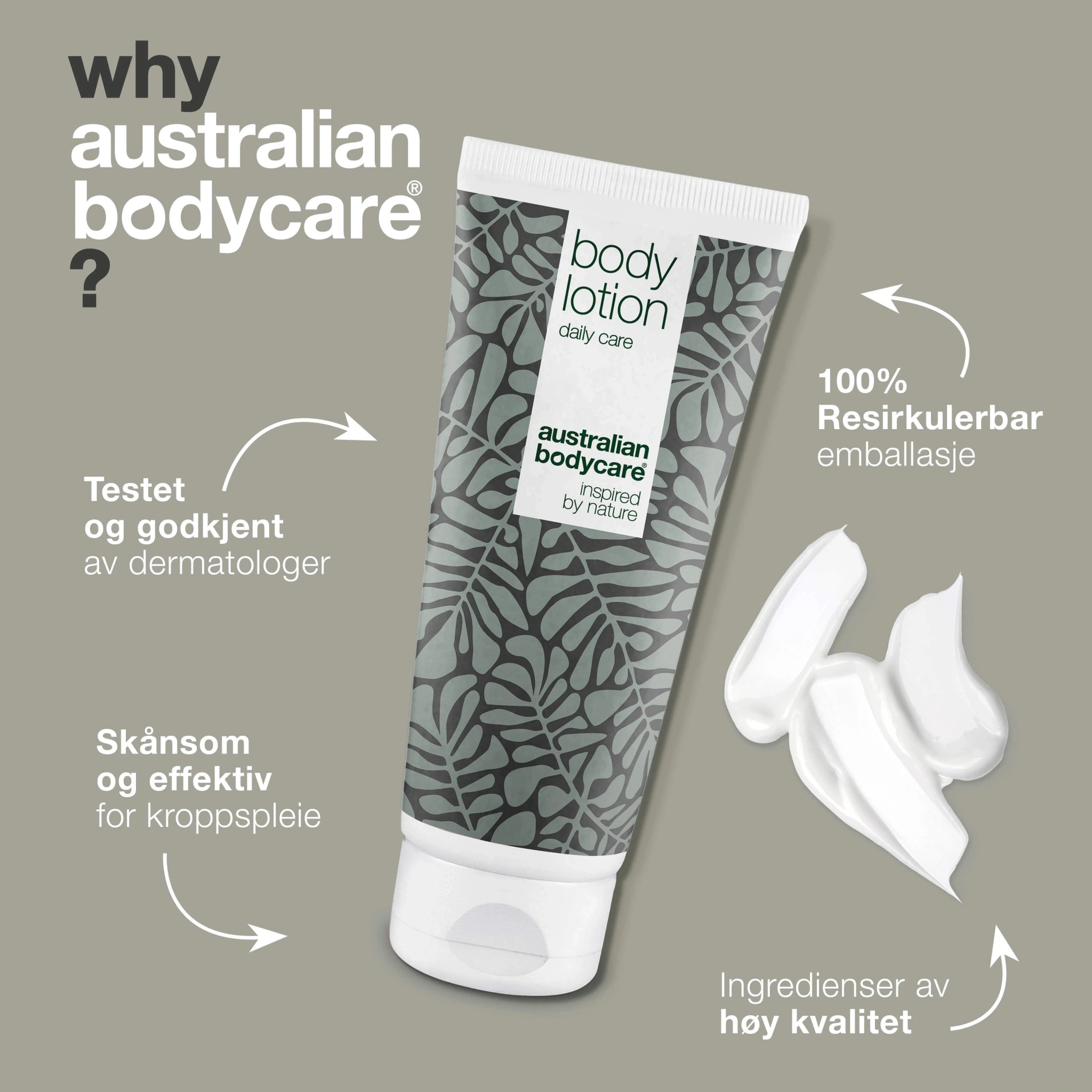 Body Lotion för torr och oren hud