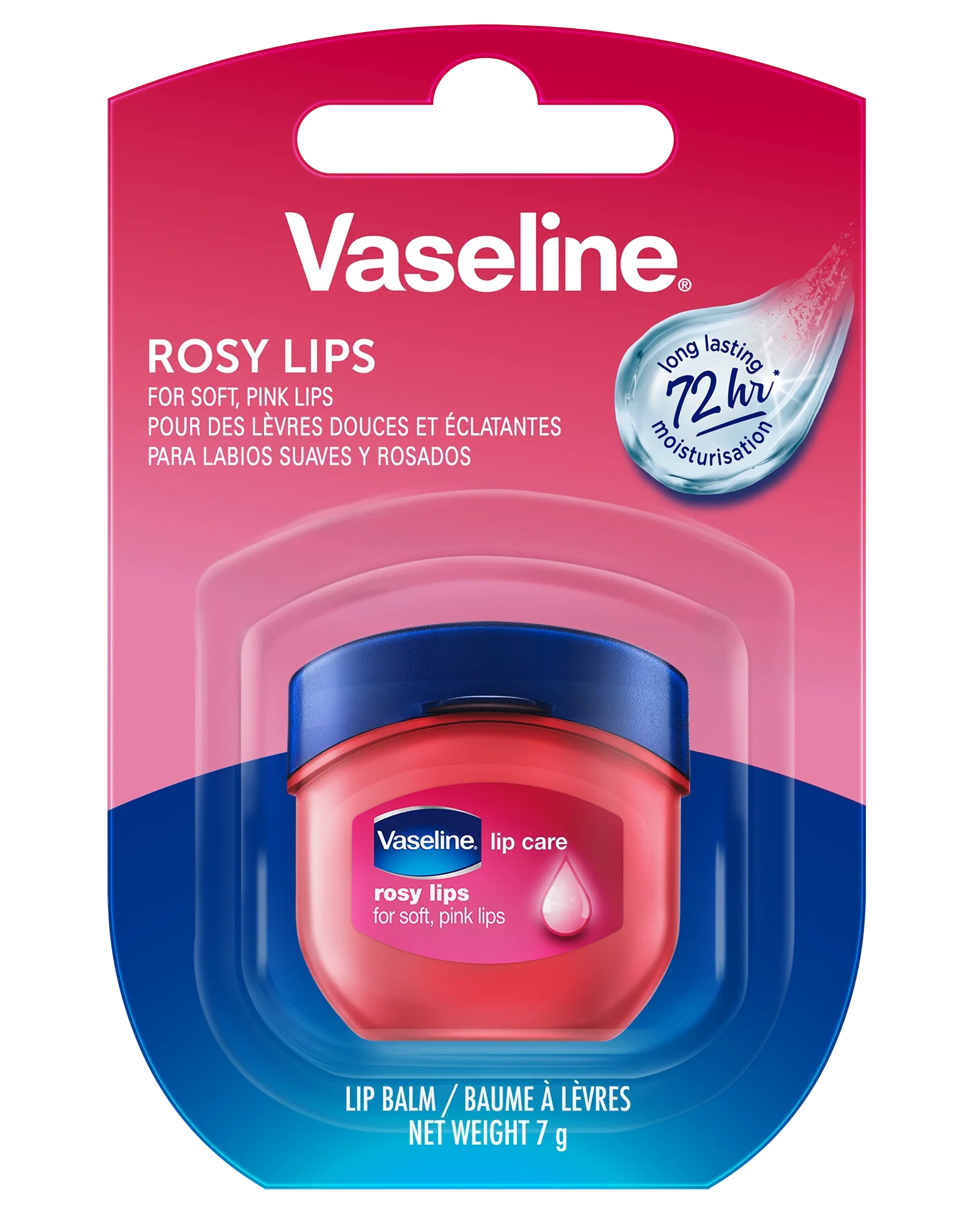 Vaseline Rosy Lips leppepomade 7 g